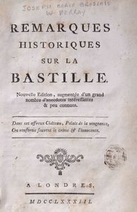 Joseph-Marie Brossays du Perray - Remarques Historique sur la Bastille