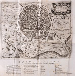 Camillo Pellegrino : Apparato alle antichit di Capua o vero discorsi della Campagna Felice.  - Asta Libri, Autografi e Stampe - Associazione Nazionale - Case d'Asta italiane