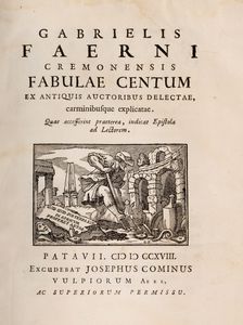 Gabriele Faerno - Fabulae Centum ex antiquis auctoribus delectae carminibusque explicatae