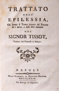 TISSOT - Trattato dell'epilessia