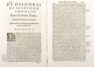 Tacito, Publio Cornelio, - Discorsi sopra Cornelio Tacito nuovamente posti in luce