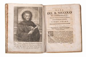 Giuseppe Maria Perrimezzi : Vita del B. Niccol di Longobardi. Religioso Oblato Professo dell'Ordine de' Minimi di S. Francesco di Paola della Provincia di Calabria Citeriore nel Regno di Napoli  - Asta Libri, Autografi e Stampe - Associazione Nazionale - Case d'Asta italiane