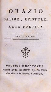 Parnaso italiano ovvero Raccolta de' Poeti Classici italiani  - Asta Libri, Autografi e Stampe - Associazione Nazionale - Case d'Asta italiane