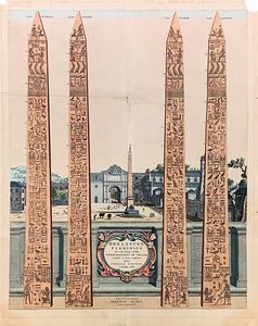 Mortier, Pierre - Obeliscus  Flaminius vujius notas hucusq reconditas Ferdinandus III Caesar e tenebris  in lucem vindicavit, opera Athanasii Kirchri