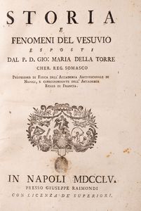Giovanni Maria Della Torre - Storia e fenomeni del Vesuvio