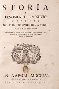 Giovanni Maria Della Torre - Storia e fenomeni del Vesuvio