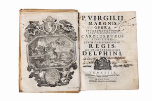 Publio Virgilio Marone - Opera interpretatione et notis illustravit Carolus Ruaeus