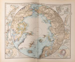 Adolf Stieler - Hand-Atlas ber alle Theile der Erde und ber das Weltgebude 95 karten.