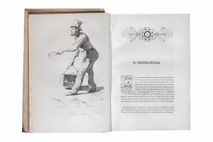 Francesco de Bourcard : Usi e costumi di Napoli e contorni descritti e dipinti  - Asta Libri, Autografi e Stampe - Associazione Nazionale - Case d'Asta italiane