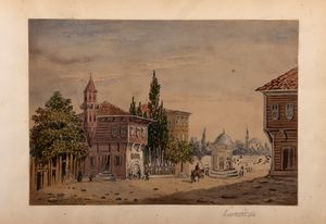 Turchia - Album di disegni e incisioni di soggetto orientale  - Asta Libri, Autografi e Stampe - Associazione Nazionale - Case d'Asta italiane