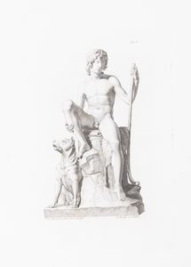 Alberto Thorvaldsen : Collezione di alcune statue e di alcuni bassorilievi  - Asta Libri, Autografi e Stampe - Associazione Nazionale - Case d'Asta italiane