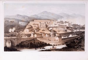 Francesco de Larderel - Album des diverses localities formant les etablissemens industriels d'acide boracique fondes en Toscane (1818)