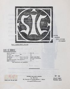 SIC. Sons - Ides - Couleurs - Formes  - Asta Libri, Autografi e Stampe - Associazione Nazionale - Case d'Asta italiane