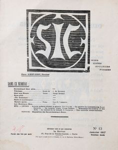 SIC. Sons - Ides - Couleurs - Formes  - Asta Libri, Autografi e Stampe - Associazione Nazionale - Case d'Asta italiane