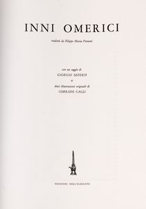 Corrado Cagli - Inni Omerici