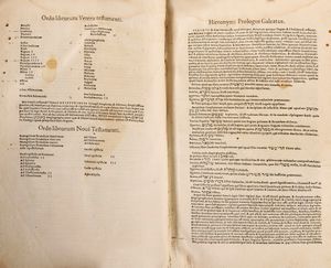 Biblia  - Asta Libri, Autografi e Stampe - Associazione Nazionale - Case d'Asta italiane