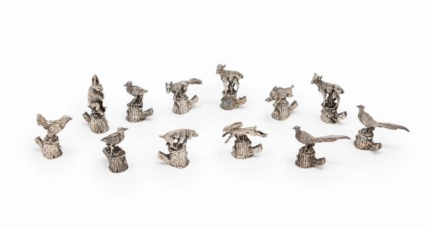 Dodici segnaposto  - Asta Argenti - Associazione Nazionale - Case d'Asta italiane