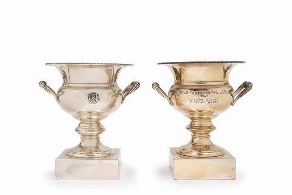Due Coppe  - Asta Argenti - Associazione Nazionale - Case d'Asta italiane