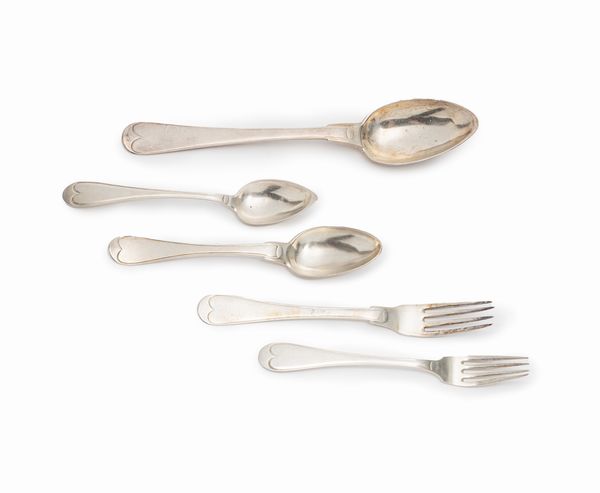 Servizio di posate  - Asta Argenti - Associazione Nazionale - Case d'Asta italiane