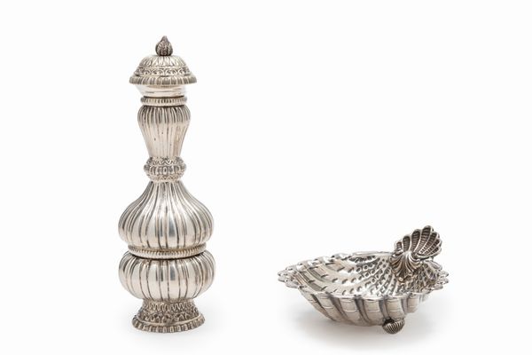 Macinapepe e saliera  - Asta Argenti - Associazione Nazionale - Case d'Asta italiane