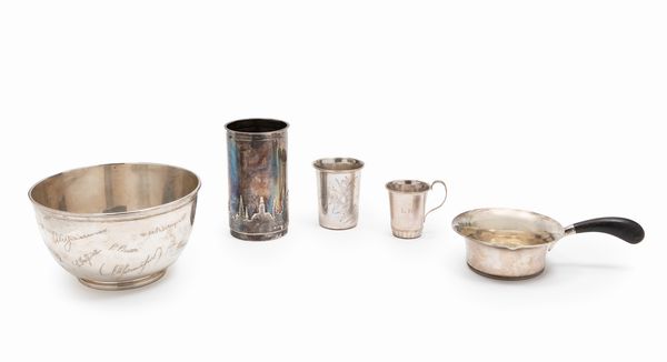 Cinque oggetti  - Asta Argenti - Associazione Nazionale - Case d'Asta italiane