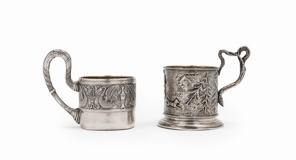 Due boccali  - Asta Argenti - Associazione Nazionale - Case d'Asta italiane