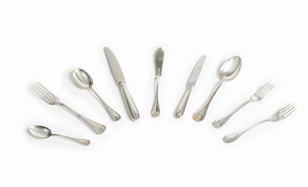 Servizio di posate  - Asta Argenti - Associazione Nazionale - Case d'Asta italiane