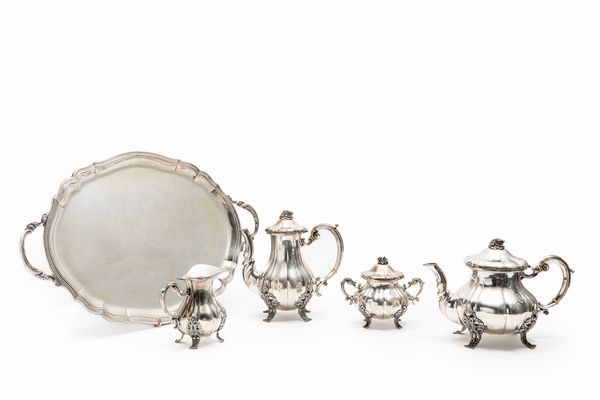 Servizio da th� e caff�  - Asta Argenti - Associazione Nazionale - Case d'Asta italiane