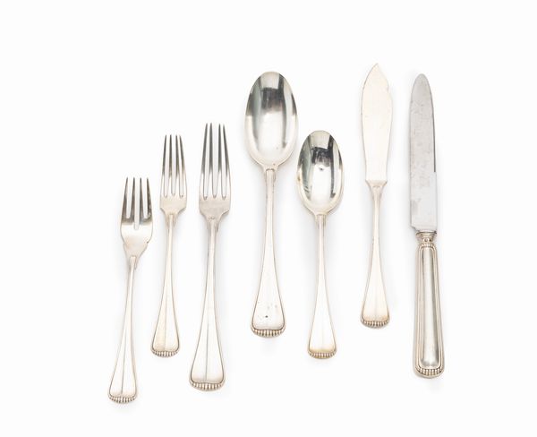 Servizio di posate  - Asta Argenti - Associazione Nazionale - Case d'Asta italiane