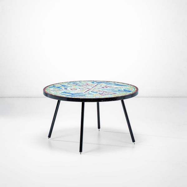 Giulio Padoan, Attribuito a : Tavolo basso  - Asta Fine Design - Associazione Nazionale - Case d'Asta italiane