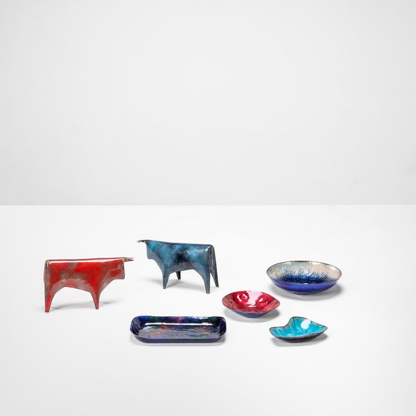 PAOLO DE POLI : Gruppo di smalti  - Asta Fine Design - Associazione Nazionale - Case d'Asta italiane