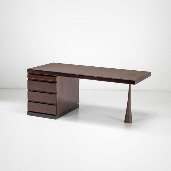 ANGELO MANGIAROTTI : Rara scrivania  - Asta Fine Design - Associazione Nazionale - Case d'Asta italiane
