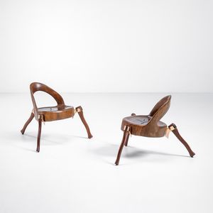 Leo Capote - Due sgabelli mod. Cadeira Machado