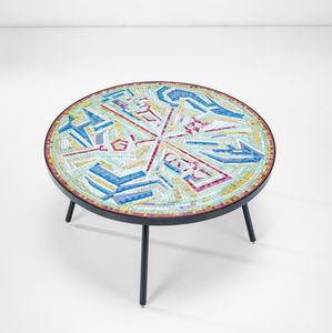 Giulio Padoan, Attribuito a : Tavolo basso  - Asta Fine Design - Associazione Nazionale - Case d'Asta italiane