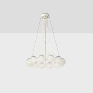 GINO SARFATTI - Lampada a sospensione mod. 2109/12