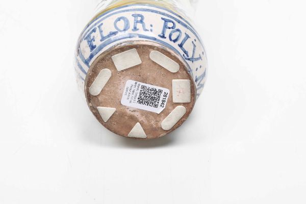 Albarello<BR>Napoli, datato 1701  - Asta Maioliche e Porcellane - Associazione Nazionale - Case d'Asta italiane