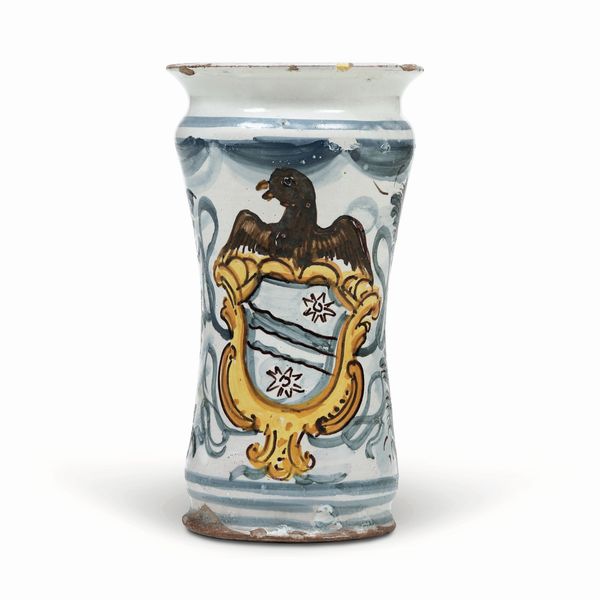 Albarello<BR>Napoli, 1793  - Asta Maioliche e Porcellane - Associazione Nazionale - Case d'Asta italiane