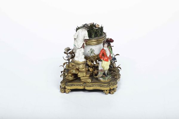 Scaldino bruciaprofumi<BR>Meissen, 1750-1760 circa  - Asta Maioliche e Porcellane - Associazione Nazionale - Case d'Asta italiane