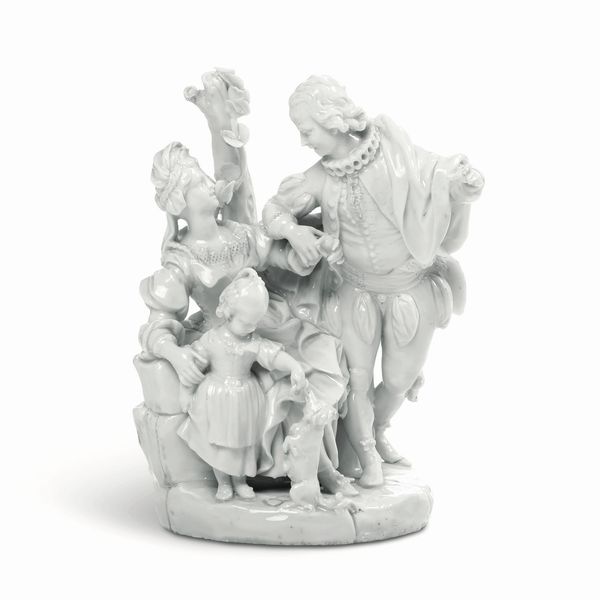 Gruppo <BR>Venezia, Manifattura Cozzi, 1780 circa<BR><BR>  - Asta Maioliche e Porcellane - Associazione Nazionale - Case d'Asta italiane