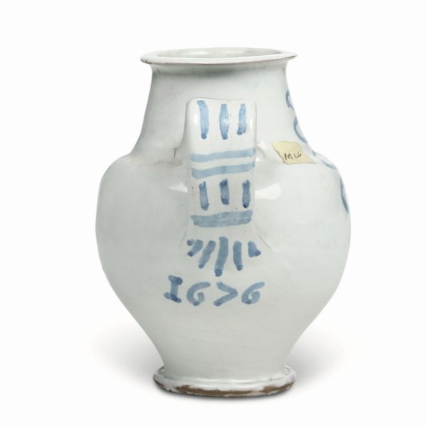 Brocca<BR>Deruta, 1676  - Asta Maioliche e Porcellane - Associazione Nazionale - Case d'Asta italiane