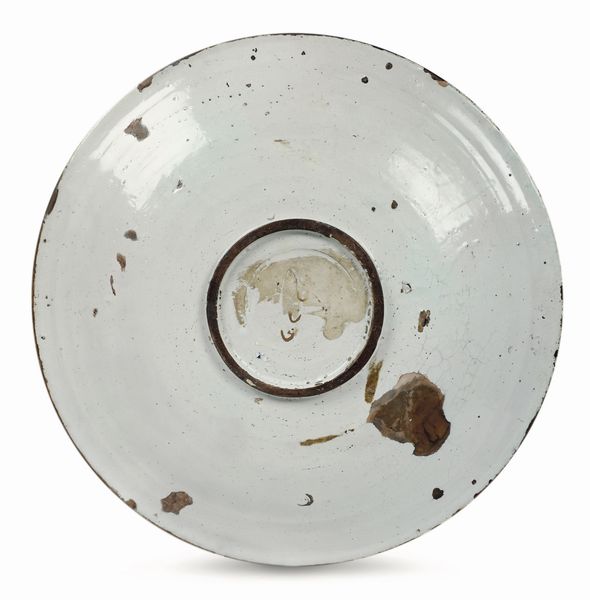 Piatto<BR>Deruta, XVII secolo<BR>  - Asta Maioliche e Porcellane - Associazione Nazionale - Case d'Asta italiane