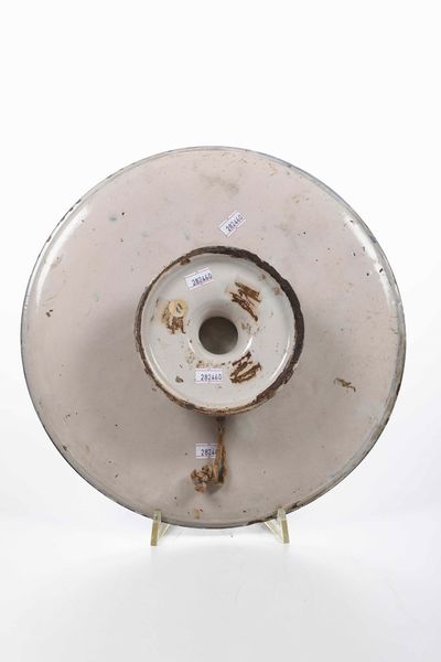 Sottocoppa<BR>Liguria, prima met del XVII secolo <BR>  - Asta Maioliche e Porcellane - Associazione Nazionale - Case d'Asta italiane