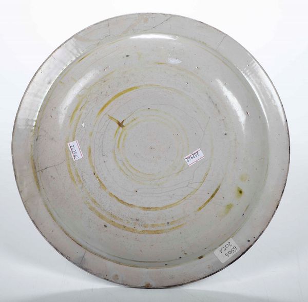 Piatto da Acquareccia<BR>Deruta, 1500-1530  - Asta Maioliche e Porcellane - Associazione Nazionale - Case d'Asta italiane