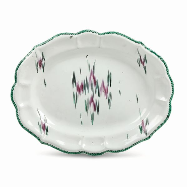 Piatto<BR>Milano, Manifattura di Pasquale Rubati, 1770-1790<BR>  - Asta Maioliche e Porcellane - Associazione Nazionale - Case d'Asta italiane