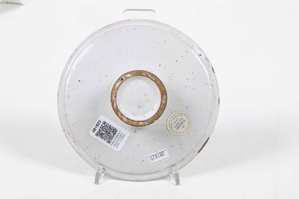 Piattino per tazza<BR>Castelli, bottega Grue, seconda met del XVIII secolo<BR>  - Asta Maioliche e Porcellane - Associazione Nazionale - Case d'Asta italiane