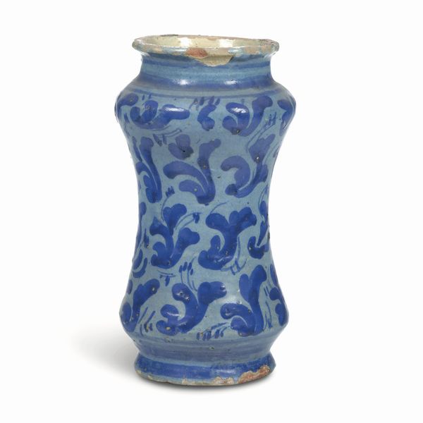 Albarello<BR>Sicilia, Caltagirone, prima met del XVIII secolo  - Asta Maioliche e Porcellane - Associazione Nazionale - Case d'Asta italiane