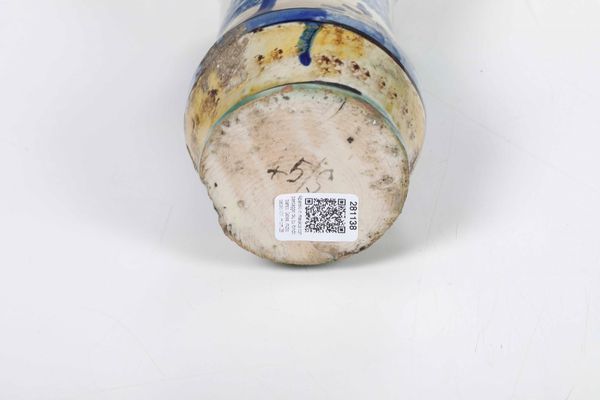 Albarello <BR>Sicilia, Caltagirone, XVIII-XIX secolo  - Asta Maioliche e Porcellane - Associazione Nazionale - Case d'Asta italiane