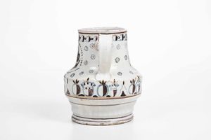 Vaso biansato<BR>Grottaglie, XIX secolo<BR>  - Asta Maioliche e Porcellane - Associazione Nazionale - Case d'Asta italiane