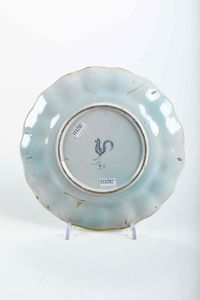 Piatto<BR>Firenze, Manifattura Cantagalli, 1920 circa  - Asta Maioliche e Porcellane - Associazione Nazionale - Case d'Asta italiane