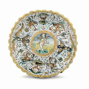 Coppa<BR>Deruta, prima met del XVII secolo<BR>  - Asta Maioliche e Porcellane - Associazione Nazionale - Case d'Asta italiane